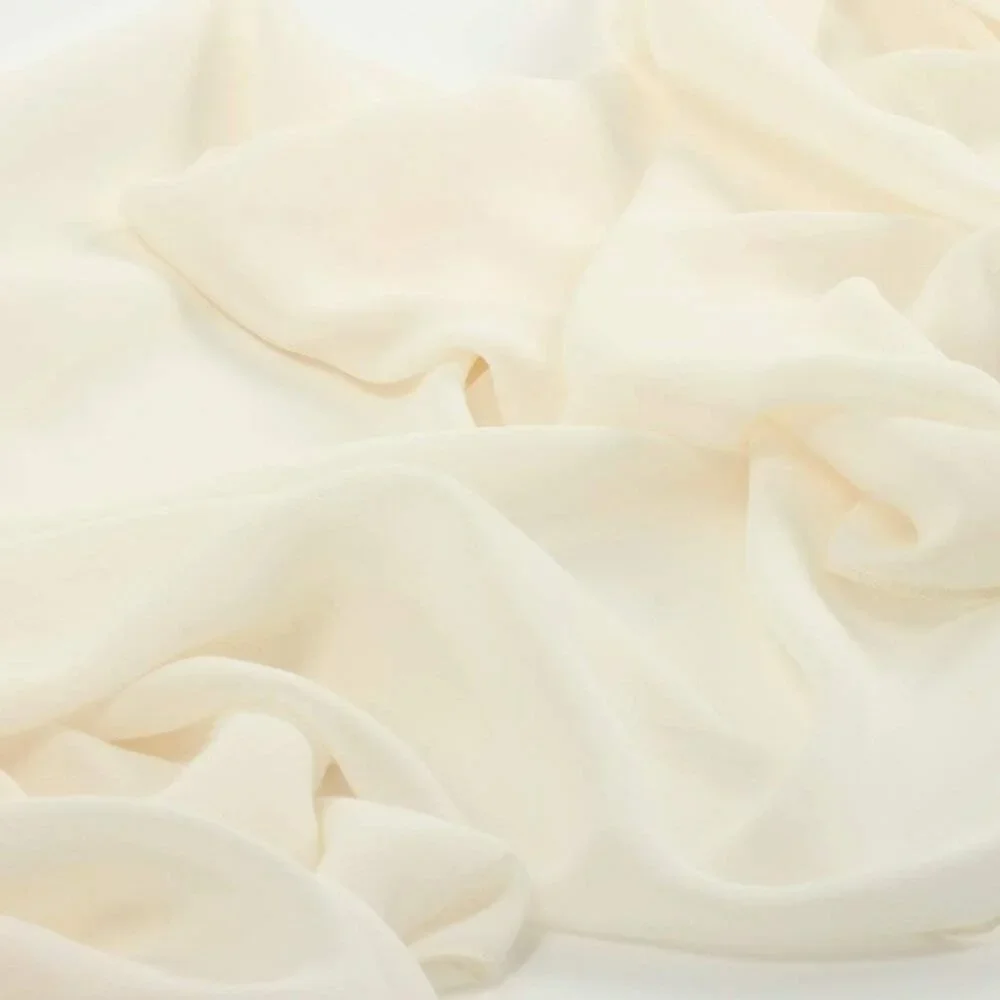 Wedding Arch Draping Fabric Ivory, White 2 Panels 6 Yards Sheer Chiffon Backdrop